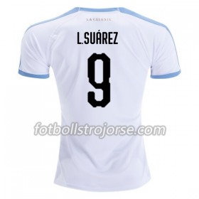 Uruguay Matchtröjor Luis Suarez 9 Borta Fotbollströja 2019 Copa América
